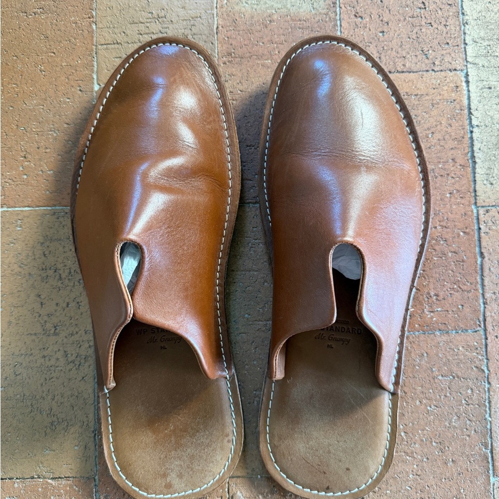 WP Standard Mr Grumpy leather slippers